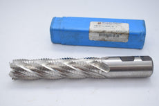 Niagara Cutter N72326 1'' Extended Reach End Mill 0.03 IN CORNER RADIUS, 4 IN LENGTH OF CUT, 5 FLUTES, 1 IN DIA SHANK, 6-1/2 IN OAL, UNCOATED