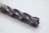 Niagara Cutter N75666 1/2'' End Mill 2'' LOC, 4 Flute Cobalt Roughing Square End Mill - TiAlN Finish, 4'' OAL, 1/2'' 30 deg. Helix