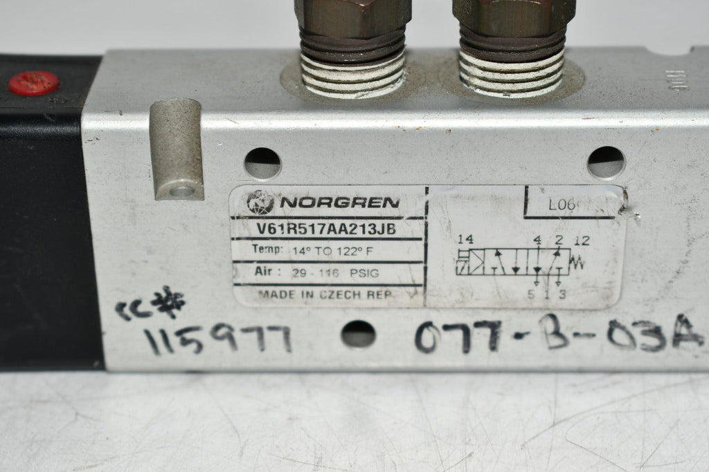 Norgren V60a513aa213ja Valve 24vdc Ccp | Meses sin interés Norgren V60a513aa213ja Valve 24vdc Ccp | Meses sin interés