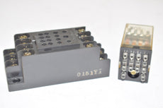Omron MY4 14-Pin Relay Switch DC24V W/ Type PYF14H Socket Base