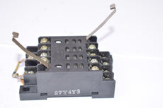 Omron PTF14A Relay Socket Base, 14-Pin