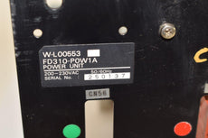 OMRON W-L00553 SERVO Power Unit FD310-P0W1A - For Parts
