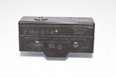 OMRON Z-15G-B7-K SNAP ACTION LIMIT SWITCH 15A 125/250/480 VAC