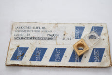 Pack of 1 NEW CCMT432F2 Grade: TP200 .031 RAD Carbide Insert