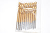 Pack of 10 NEW 9/64'' HSS Coated Drill Bits, 2-1/4'' OAL