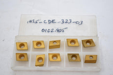 Pack of 10 NEW CDE-323-03 0102A05 Indexable Carbide Inserts