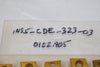 Pack of 10 NEW CDE-323-03 0102A05 Indexable Carbide Inserts