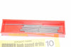 Pack of 10 NEW Dormer 1/16'' High Speed Drill Straight Shank