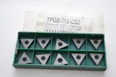 Pack of 10 NEW Everede Tool TPGB-315-CS2 Carbide Boring Insert