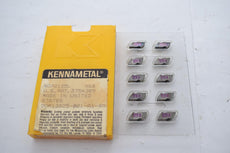 Pack of 10 NEW Kennametal NGP2125L K68 Grade Carbide Grooving Insert