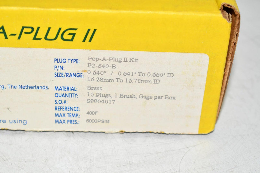 Pack of 10 NEW Pop-A-Plug II P2-640-B Expansion Seal 0.640'' – VB ...