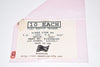 Pack of 10 NEW Seastrom 91435A060 Flat Kapton Washer Screw Size #4 .125'' ID x .312'' OD