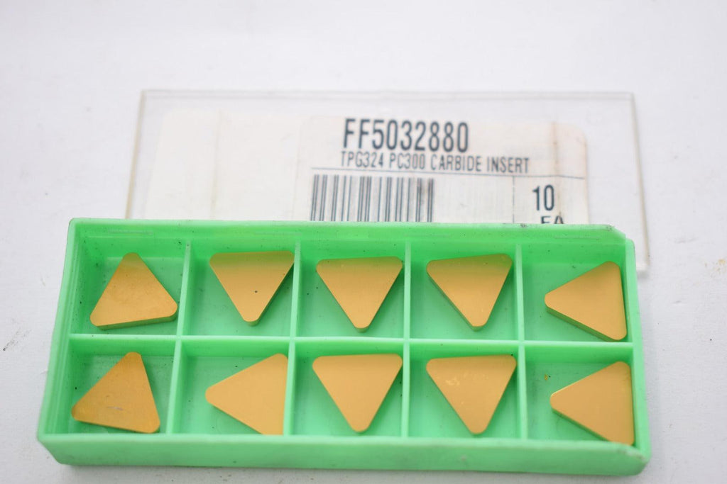 Pack of 10 NEW TPG324 Grade PC300 Turning Insert FF5032880 – VB ...
