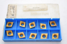 Pack of 10 NEW Valenite CDEW-31.52.42R Grade: V1N Carbide Inserts Indexable