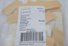 PACK of 100 6EEE7 NEW Cable Tie Mounting Pad: 0.14 in Slot Wd, 0.05 in Slot Ht, Natural