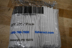 Pack of 100 NEW NEW Fisher Scientific 12-897-002 Disposable 24 Polypropylene Pleated Bouffan