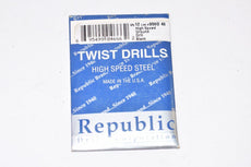 Pack of 12 NEW Republic Drill Blanks, Size #40 950D, HSS, Jobber Drill Blanks