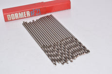 Pack of 18 NEW Dormer A243 #21 HSS Aircraft Drills Wire, 0.159 in Drill Extra Long