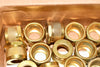 Pack of 18 NEW Parker 6 BZP-B A-lok/cpi Brass Knurled Nut 3/8in Npt