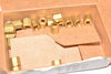 Pack of 18 NEW Parker XBTMB4 NUT & FERRULE Brass Fluid System Connectors