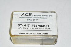 Pack of 2 NEW Ace Carbon ST-417 Carbon Brush 1/4'' x 3/8'' x 11/16'' 65705K31