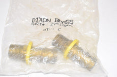 Pack of 2 NEW Dixon 2721208C Male NPT x Push-on Hose Barb 3/4''