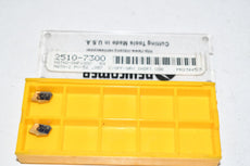 Pack of 2 NEW Newcomer NGTN2-0NP100 Grade PV-52 Carbide Inserts Indexable Tool