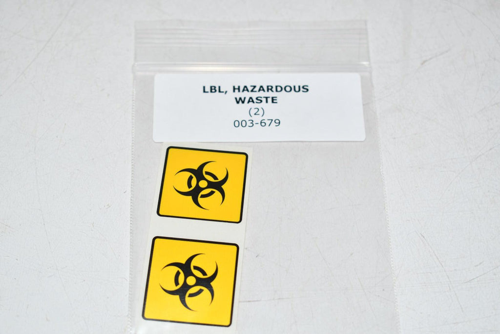 Lbl22 Labels Pack of 2 NEW Proteinsimple 003-679 LBL Hazardous Waste Labels – VB ...
