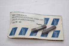 Pack of 2 NEW Tool-Flo VDB-218-A030 AT50 X3 Carbide Inserts