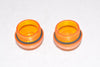 Pack of 2 NEW Westinghouse 1290C15G77 Indicating Light Lenses - Amber