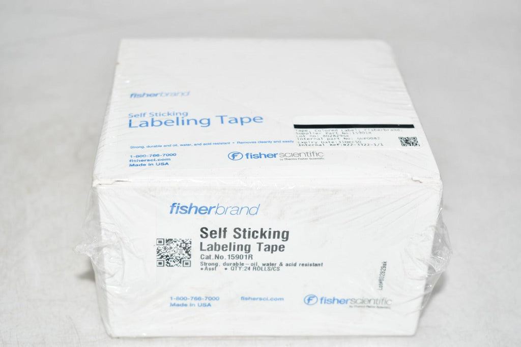 Pack of 24 NEW Fisher Scientific 15901R Colored Labeling Tape, Rainbow Pack