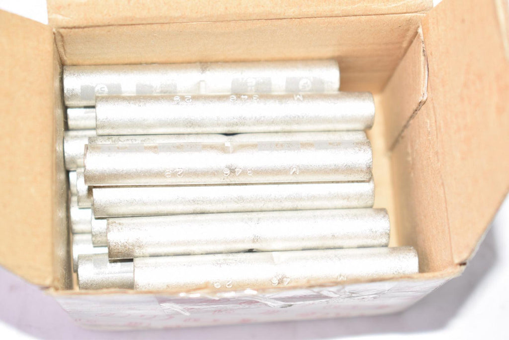Pack of 24 NEW Morris 94514 Long Barrel Splice Copper Compression Connector Type Number-4 Wire Range MSL4