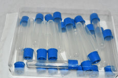 Pack of 25 NEW Fisher Scientific 14-956-1D Culture Test Tube 12 X 75mm w/snap cap