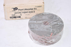 Pack of 25 NEW PEARL ABRASIVE Co FD4080X Resin Fibre Discs 80 Grit x 5/8''