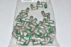 Pack of 29 NEW Numatics IN106-104-000 Brass 1/4in Tube Elbow Fitting