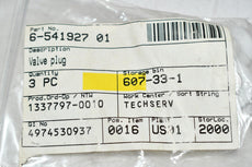 Pack of 3 NEW 6-541927 01 Valve Plug