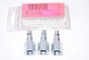 Pack of 3 NEW Steel Coupler Plug x 1/4 Inch Male NPT Air Hose Fittings