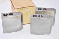 Pack of 3 Production Turning 651-06-HP Soft Chuck Jaws 3-1/4'' OAL