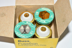 Pack of 4 NEW Bussmann T10 Fusetron Dual-Element Time Delay Fuse 10A