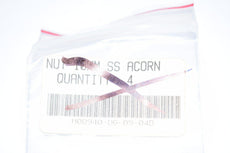 Pack of 4 NEW Nut 10mm Stainless Steel Acorn SS