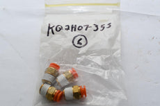 Pack of 4 NEW SMC KQ2H07-35S fitting, male connector, KQ2 FITTING