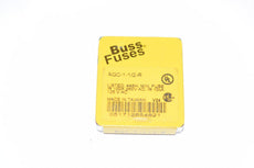 Pack of 5 NEW Bussmann AGC-1-1/2-R Cartridge Fuses