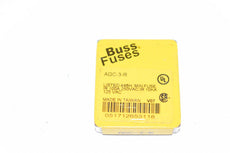 Pack of 5 NEW Bussmann AGC-3-R Cartridge Fuses