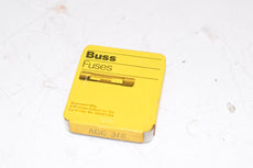 Pack of 5 NEW BUSSMANN AGC 3/8 Glass Fuses 35A 250VAC