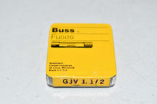Pack of 5 NEW Bussmann GJV-1-1/2 Fuses