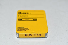 Pack of 5 NEW Bussmann GJV-1/8 Fuses