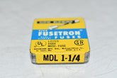 Pack of 5 NEW Bussmann MDL-1-1/4 Fusetron Fuses