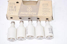 Pack of 5 NEW EOS Roesch 16A 500V Fuses