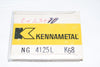 Pack of 5 NEW Kennametal NG4125L Grade K68 Carbide Inserts
