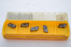 Pack of 5 NEW Kennametal NR2062L K68 Carbide Inserts Grooving